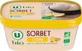 Promo SORBET PLEIN FRUIT U BIO à 3,32 € dans le catalogue U Express à Cholet