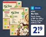 Bio-Tofu im ALDI SÜD Prospekt Bio-Tofu von MYVAY im aktuellen ALDI SÜD Prospekt für 2,19 €