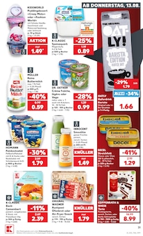 Sahne im Kaufland Prospekt "Hier bin ich richtig" mit 63 Seiten (Regensburg)