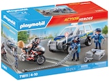 71811 Polizei auf Verbrecherjagd oder 71810 Feuerwehr Löscheinsatz Angebote von Playmobil bei Rossmann Bayreuth für 19,99 €