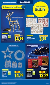 Promotion Sapin Noël dans le prospectus Lidl, valable du 22/10/2026 au 28/10/2026 Promo Sapin Noël dans le catalogue Lidl du moment à la page 53