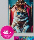 Wandbild "The Cat is King" Angebote bei Höffner Kiel für 49,00 €