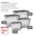 Aktuelle Farbe Angebote bei GLOBUS in Salzgitter Aktuelles Klappdeckelbox 17 l Angebot bei GLOBUS in Salzgitter ab 2,99 €