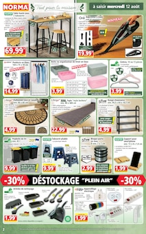 Catalogue Norma de la semaine "Votre Discounter Régional" avec 2 pages, valide du 12/08/2026 au 18/08/2026 pour Eckbolsheim et alentours Prospectus Norma de la semaine "Votre Discounter Régional" avec 2 pages, valide du 12/08/2026 au 18/08/2026 pour Eckbolsheim et alentours