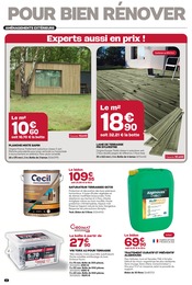 Promos Lames De Terrasse dans le catalogue "POUR BIEN RÉNOVER COMPTEZ SUR NOUS..." de Gedimat Lames De Terrasse en promo dans le catalogue Gedimat à la page 2