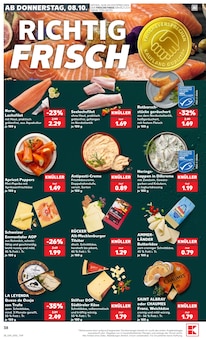 Trüffelkäse Angebot im Kaufland Prospekt, gültig von 05.10.2026 bis 07.10.2026 Trüffelkäse Angebot im aktuellen Kaufland Prospekt auf Seite 48
