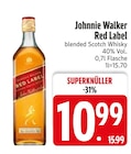 Red Label im EDEKA Prospekt Red Label von Johnnie Walker im aktuellen EDEKA Prospekt für 10,99 €