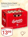 Original Angebote von Budweiser Budvar bei GLOBUS Erfurt für 13,99 €