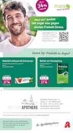 mea - meine apotheke Prospekt für Emskirchen mit 4 Seiten mea - meine apotheke Prospekt für Emskirchen: "Unsere August-Angebote", 4 Seiten, 01.08.2026 - 31.08.2026