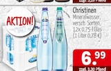 Mineralwasser im Angebot bei Getränke Quelle WVG in Magdeburg Mineralwasser Angebote von Christinen bei Getränke Quelle WVG Magdeburg für 6,99 €