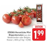 Herzstücke Mini Rispentomaten bei EDEKA im Altrip Prospekt für 1,99 €