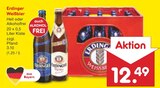 Weißbier Hell im Netto Marken-Discount Prospekt Weißbier Hell von Erdinger im aktuellen Netto Marken-Discount Prospekt für 12,49 €