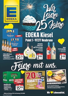 Aktueller EDEKA Prospekt für Neubrunn mit  Seiten