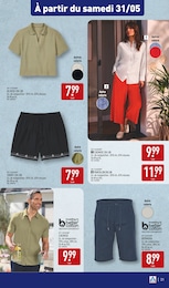 Prix et réduction Chemise Femme dans le prospectus Aldi en cours Offre Chemise Femme dans le catalogue Aldi du moment à la page 31