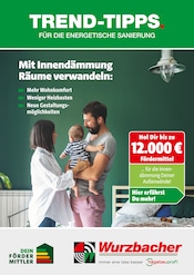 Aktueller Wurzbacher Baumärkte Prospekt in Greiz und Umgebung, "Trend-Tipps für die energetische Sanierung" mit 5 Seiten, 17.10.2025 - 26.10.2025