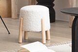 Tabouret d'appoint bouclette en promo chez La Foir’Fouille Joué-lès-Tours à 19,99 €