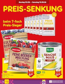 Mais im aktuellen Netto Marken-Discount Prospekt (Duisburg) Mais im Netto Marken-Discount Prospekt "Aktuelle Angebote" mit 63 Seiten (Duisburg)