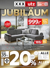 Aktueller XXXLutz Prospekt mit Wohnlandschaft, "JUBILÄUM", Seite 1