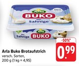 EDEKA Ühlingen-Birkendorf - Buko Brotaufstrich Angebot im Prospekt Buko Brotaufstrich bei EDEKA im Ühlingen-Birkendorf Prospekt für 0,99 €