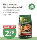 Bio Crunchy Müsli im V-Markt Prospekt Bio Crunchy Müsli von Bio-Zentrale im aktuellen V-Markt Prospekt für 2,79 €