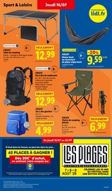 Promos Table Pliante dans le catalogue "L'ÉTÉ IMBATTABLE" de Lidl Table Pliante en promo dans le catalogue Lidl à la page 29