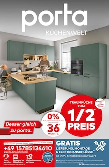 porta Möbel Prospekt porta Küchenwelt mit  Seiten in Braunsbedra und Umgebung