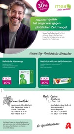 mea - meine apotheke Apotheken Prospekt der aktuellen Woche mit 4 Seiten, gültig von 01.11.2025 bis 30.11.2025, in Ahorntal und Umgebung Aktueller mea - meine apotheke Apotheken Prospekt in Ahorntal und Umgebung, "Unsere November-Angebote" mit 4 Seiten, 01.11.2025 - 30.11.2025
