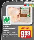 Frische Hähnchen-Schenkel Angebote von REWE Bio bei REWE Hennef für 9,99 €