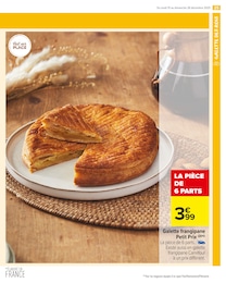 Offre Galette Frangipane dans le catalogue Carrefour Market du moment à la page 27