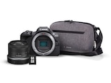 Pack Appareil photo hybride Canon EOS R100 Noir + RF-S 18-45mm f/4.5-6.3 IS STM + Sac photo + carte SD 64 Go dans le catalogue Fnac