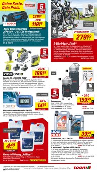 Motoröl im toom Baumarkt Prospekt "Respekt, wer's selber macht." mit 20 Seiten (Mannheim)