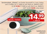 Servierschale Silueta 4000 ml von  im aktuellen Segmüller Prospekt für 12,99 €