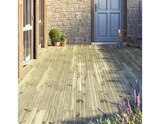 Lame de terrasse "Lemhi" pin vert L. 2,4 m x l. 14,4 x EP. 2,7 cm - Blooma - Brico Dépôt à Rouen Lame de terrasse "Lemhi" pin vert L. 2,4 m x l. 14,4 x EP. 2,7 cm - Blooma en promo chez Brico Dépôt Rouen à 6,18 €