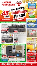 Wohnlandschaft Angebot im aktuellen Die Möbelfundgrube Prospekt auf Seite 1