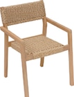 Fauteuil empilable Temeira acacia à 99,00 € dans le catalogue Maxi Bazar