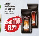 Caffé Crema oder Espresso von Alberto im aktuellen V-Markt Prospekt für 8,99 €