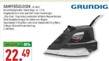 Dampfbügeleisen im Angebot bei Marktkauf in Beckum Dampfbügeleisen Angebote von Grundig bei Marktkauf Beckum für 22,49 €