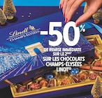 -50% de remise immédiate sur le 2ème sur les Chocolats Champs-Élysées Lindt à Intermarché Contact dans Montanay -50% de remise immédiate sur le 2ème sur les Chocolats Champs-Élysées Lindt à Intermarché Contact dans Montanay