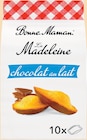 La Madeleine Chocolat au Lait x10 - BONNE MAMAN en promo chez Intermarché Hyper La Madeleine Chocolat au Lait x10 - BONNE MAMAN dans le catalogue Intermarché Hyper