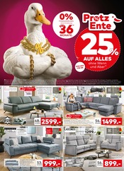 Polstermöbel im porta Möbel Prospekt in Leipzig Aktueller porta Möbel Prospekt mit Polstermöbel, "KRASSER DENN JE", Seite 2