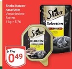 Katzennassfutter Angebote von Sheba bei GLOBUS Hof für 0,49 €