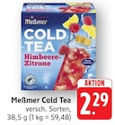 Cold Tea Himbeere-Zitrone Angebote von Meßmer bei E center Bruchsal für 2,29 €