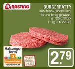 BURGERPATTY im Angebot bei EDEKA in Haltern am See BURGERPATTY Angebote von RASTING bei EDEKA Haltern am See für 2,79 €