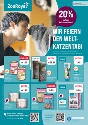 Aktueller ZooRoyal Prospekt mit Leberwurst, "WIR FEIERN DEN WELT-KATZENTAG!", Seite 1