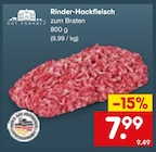 Aktuelles Rinder-Hackfleisch Angebot bei Netto Marken-Discount in Reutlingen ab 7,99 €