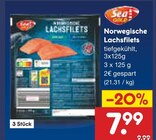 Aktuelle Lachs Angebote bei Netto Marken-Discount in Bergisch Gladbach Aktuelles Norwegische Lachsfilets Angebot bei Netto Marken-Discount in Bergisch Gladbach ab 7,99 €