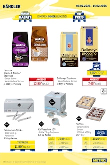 Lavazza im METRO Prospekt "Wochenengebote Haendler + Monats Mix" mit 27 Seiten (Düsseldorf)