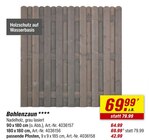 Bohlenzaun im toom Baumarkt Prospekt Bohlenzaun von im aktuellen toom Baumarkt Prospekt für 42,99 €