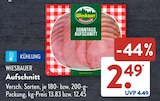 Aufschnitt bei ALDI SÜD im Monheim Prospekt für 2,49 €