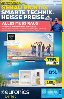 Aktueller EURONICS Prospekt (Altena, 8 Seiten zum blättern EURONICS Prospekt GENAU RICHTIG. SMARTE TECHNIK. HEISSE PREISE. mit 8 Seiten